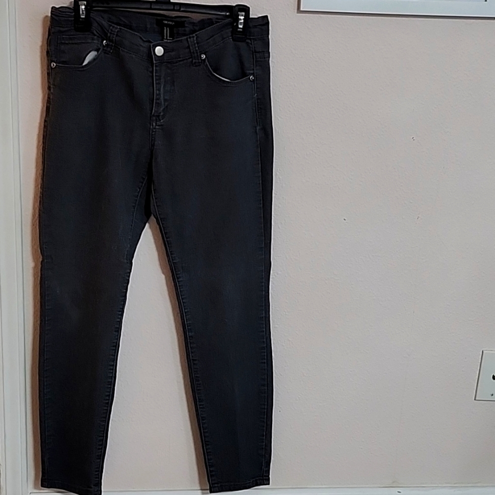 Women's Forever 21 Dark Gray Skinny Jeans Size 29